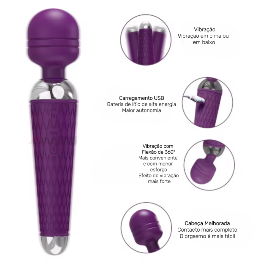 💜 Vibrador G-Spot 2 em 1 – Prazer Duplo, Sensação Inesquecível💜