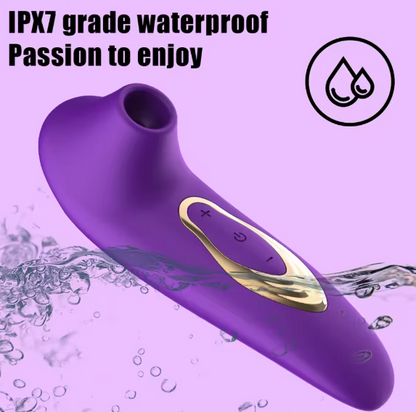💋 Vibrador de Sucção Clitoriana – Prazer por Ondas, Orgasmos Instantâneos💋