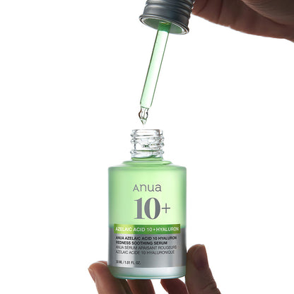 Sérum Calmante para Vermelhidão com Ácido Azelaico 10% e Ácido Hialurônico