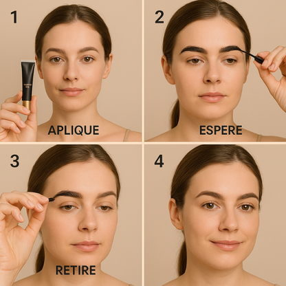 Creme de sobrancelhas semipermanente